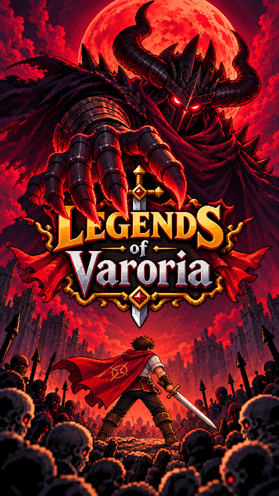 Legends of Valoria — Crimson Moon key art